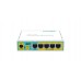 MikroTik hEX PoE lite - Router with 5 Ethernet ports and PoE Output